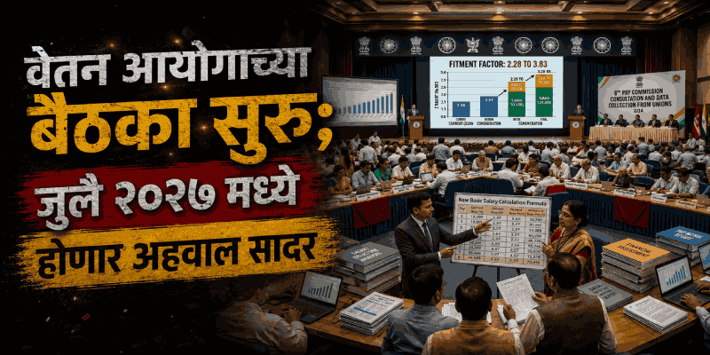 ८ व्या वेतन आयोगाच्या हालचालींना वेग; पगारवाढीचे गणित ठरणार